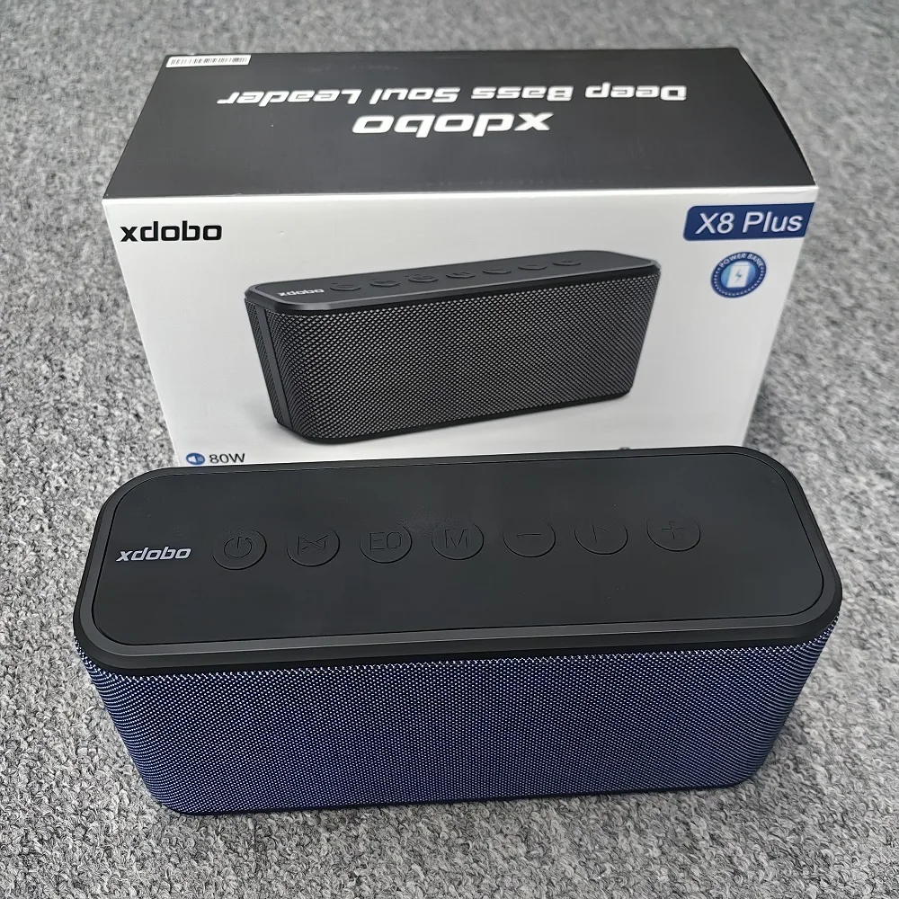 XDOBO X8 Plus altavoz 80W potente barra de sonido de graves Subwoofer Inalámbrico 10400mAh función de banco de energía USB/TF/AUX reproducción de música Camping - imagen 2