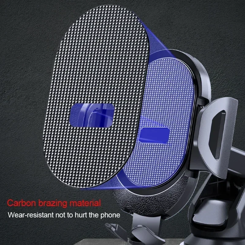 Soporte Universal para teléfono de coche para iPhone 15 14 13 12 11 Xiaomi Samsung soporte para salpicadero de gravedad soporte para teléfono móvil - imagen 5