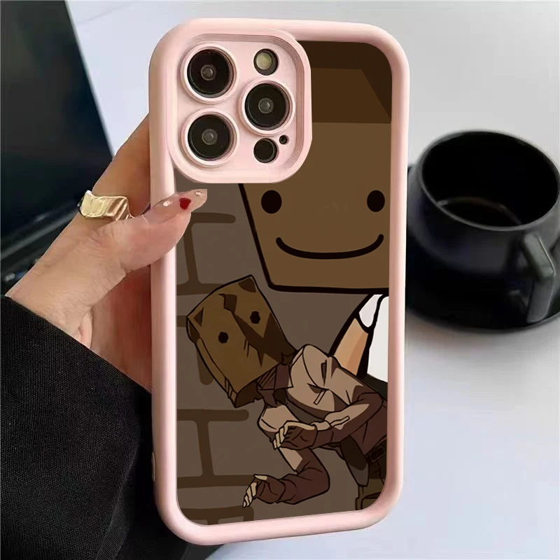 Funda de teléfono de silicona con diseño de hombre y caja de dibujos animados para iPhone 17 16 15 14 13 12 11 Pro Max 16 Plus 16E, funda suave de TPU a prueba de golpes - imagen 3