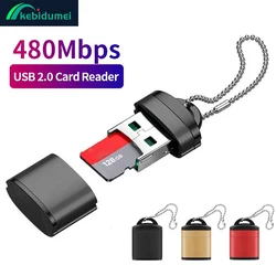Mini lector de tarjetas USB 2.0 SD/TF para PC y portátil