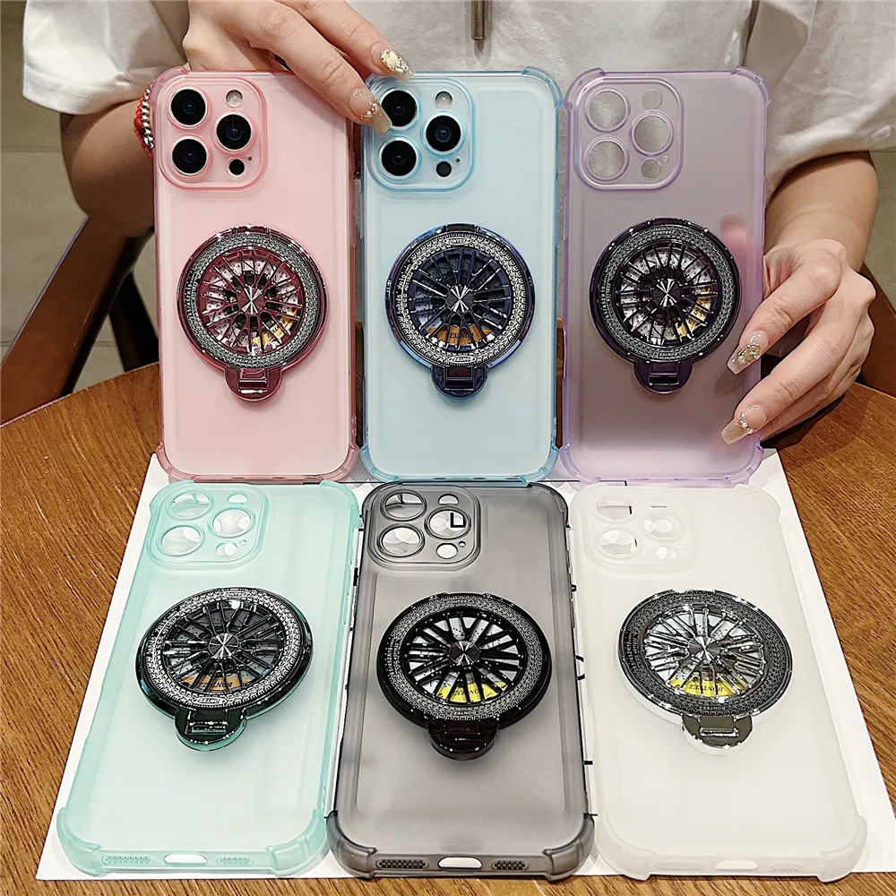 Funda de teléfono con soporte magnético para Honor Magic 7 Lite 5 6 7 Pro X9C 6C X7D X7C X7B X8 4G, funda con soporte giroscópico de carga inalámbrica de silicona - imagen 3