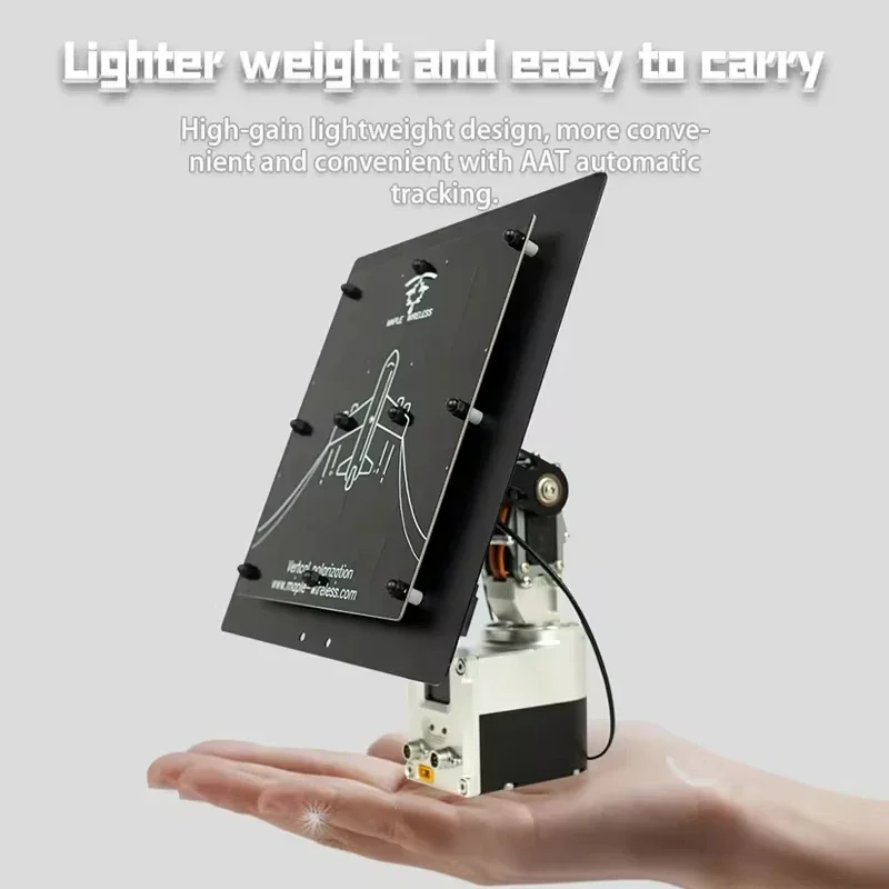 Antena FPV direccional de arce 5,5G, 21dBi, aluminio de aviación AAT de alta ganancia para SIYI HM30 Raspberry Pi HD, mapeo RUSH SOLO analógico - imagen 2