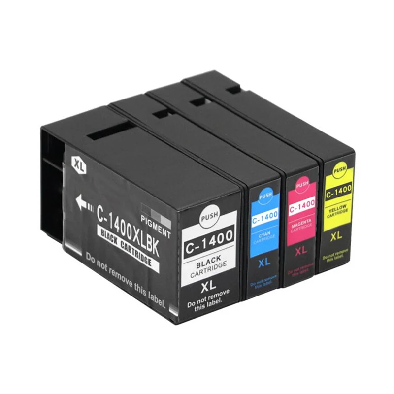Cartucho de tinta PGI1400 PGI-1400XL para impresora, recambio de tinta Compatible con Canon MAXIFY MB2040, MB2340, MB2140, MB2740, PGI-1400, 1400, 4 colores, nuevo - imagen 3