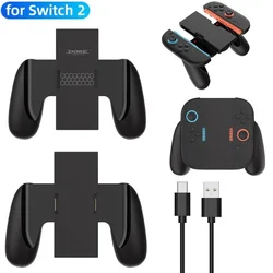 Mango de agarre para juegos, controlador de carga, agarre de mango de plástico cómodo, soporte para Nintendo Switch 2, accesorios JoyCon
