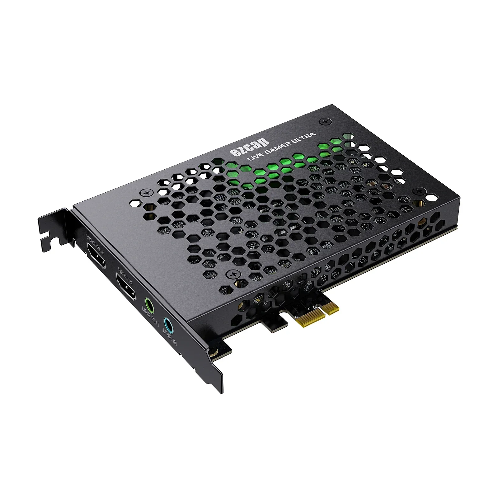 Ezcap 334 4K 60fps HDR 1080p 240fps PC caja de transmisión en vivo bucle HDMI, tarjeta de captura de vídeo 4K 30 Pcle grabación de vídeo con línea de entrada y salida - imagen 2