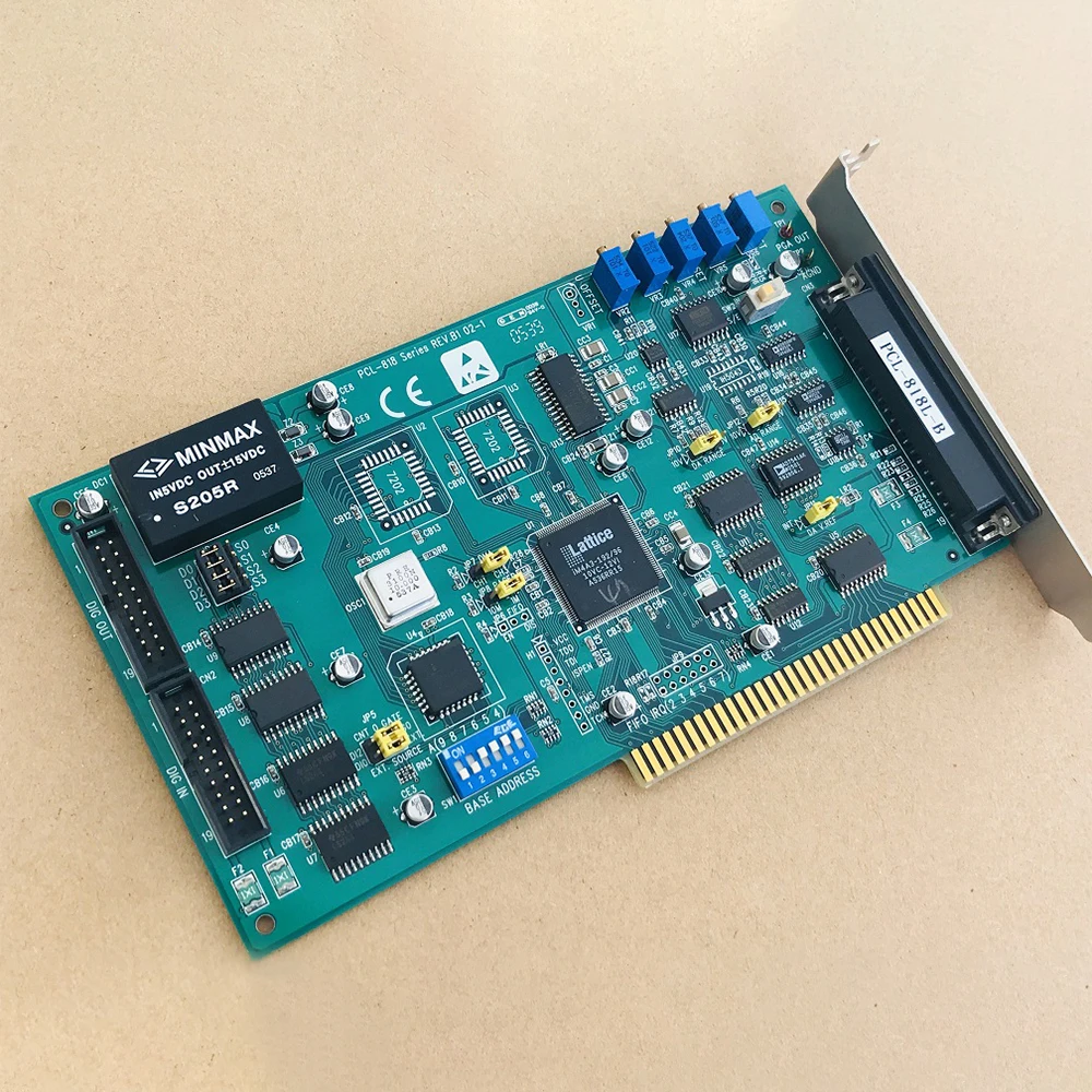 PCL-818 REV.B1 Tarjeta de captura de datos multifunción PCL-818L-B trabajo perfecto - imagen 4