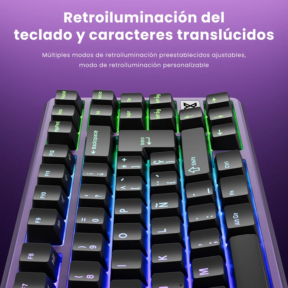 Teclado Mecánico Cableado RK Royal Kludge X87 Español Gasket 86 Teclas Keycaps de ABS Retroiluminación Personalizable Con Hot-Swap RGB Teclado Gamer Diseño 80% - imagen 3