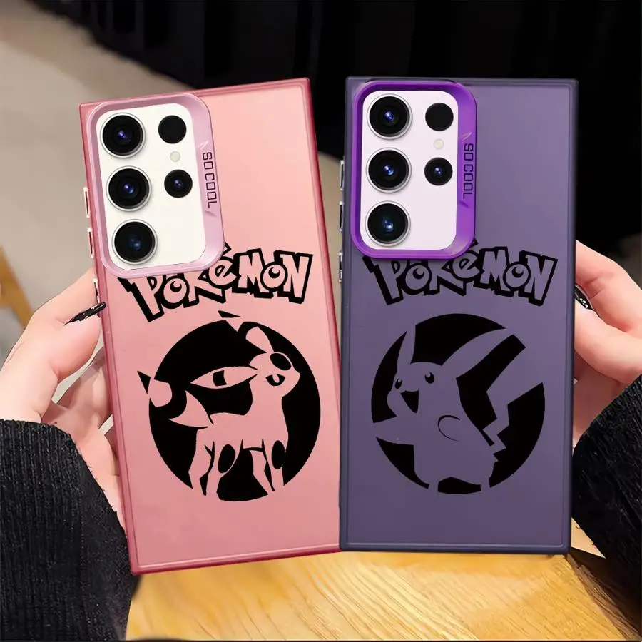 Funda de Anime Poke-monS para Samsung Galaxy S23 S23 Note 20 Ultra S20 Plus S22 S24 FE S25 S21 - imagen 4