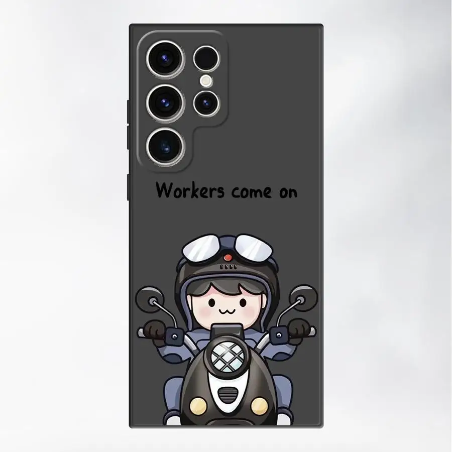 Funda de teléfono bonita de dibujos animados de Anime para Samsung Galaxy S25 Ultra S20 S23Ultra S22 Plus S24 S21 FE, funda suave S25 + S24Ultra S23 FE - imagen 5