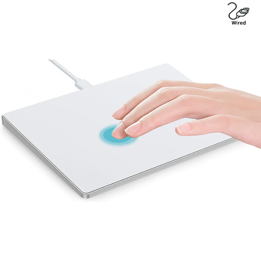 JOMAA-trackpad táctil con cable, MagicTouchpad con cable para ordenador, portátil, Windows, superficie de vidrio ergonómica, Trackpad, ratón
