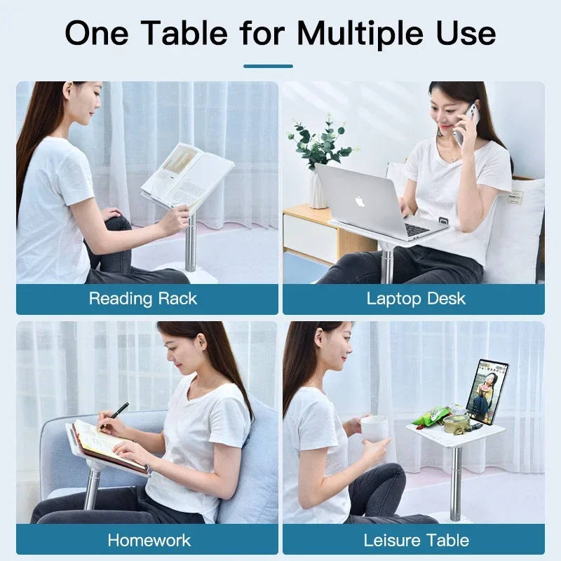 792 Foldable Laptop Stand Aluminum Alloy Adjustable Tablet Stand Thick CaseTablet Pc Notebook Stand Compatible With 10-17 Inch - imagen 5