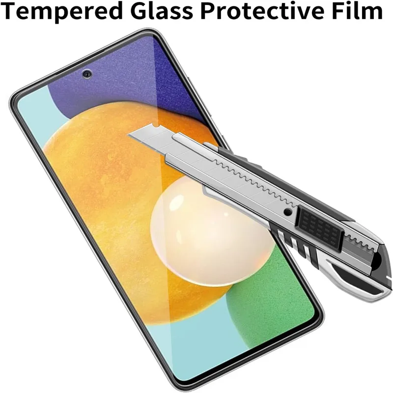 4 Uds Protector de pantalla para Samsung A56 A55 A36 A35 A54 A53 A52 A34 A33 A16 A13 A14 A15 A52S A32 A26 A51 S10E S20FE vidrio templado - imagen 3