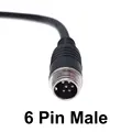 6Pin male