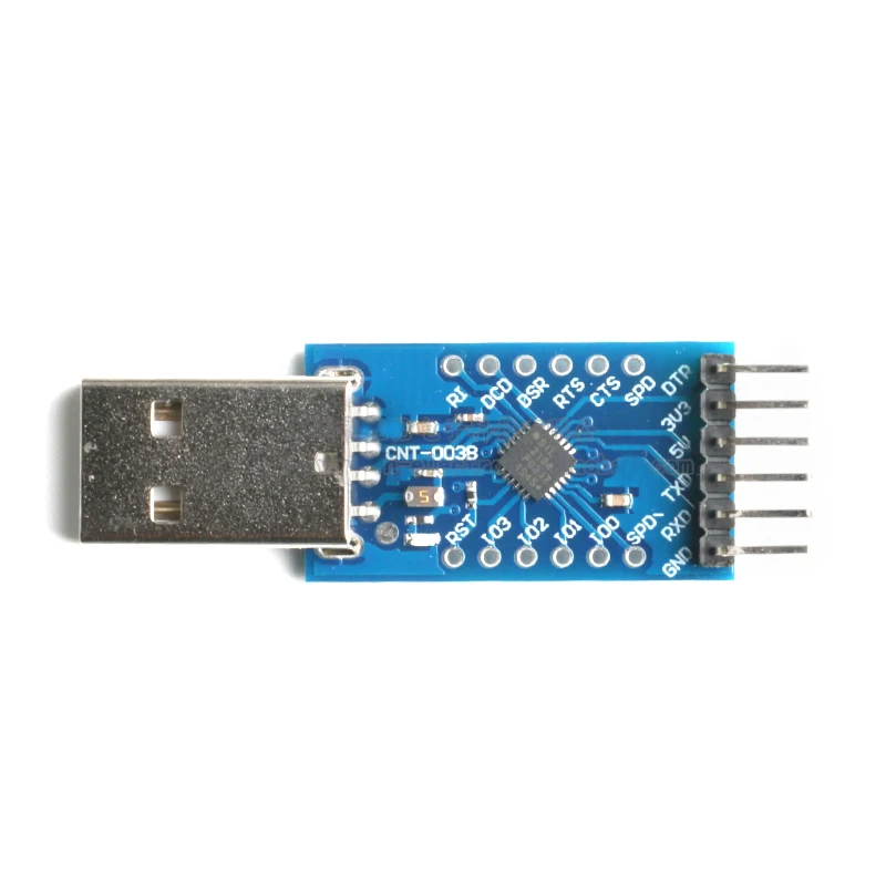 CP2104 USB 2,0 a TTL UART módulo de 6 pines convertidor serie STC PRGMR reemplazar CP2102 con Cables Dupont - imagen 4