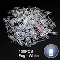 100pcs Fog-White