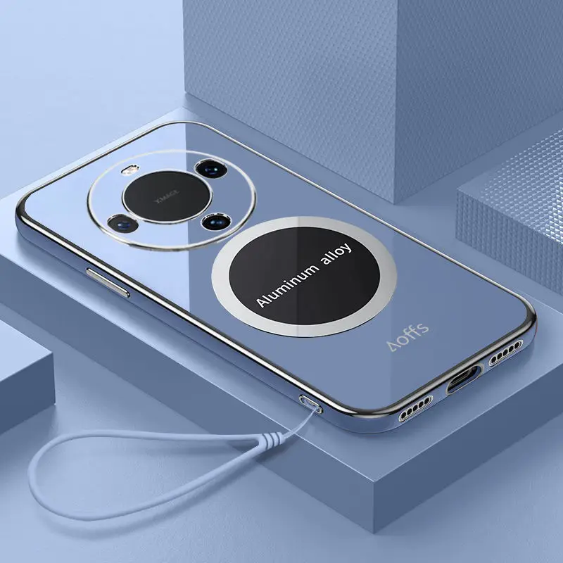 Funda de protección de carga inalámbrica magnética para Huawei Honor X9A, X8A, X7A, X6A, revestimiento suave, funda trasera para Huawei Honor X9, X8, X7