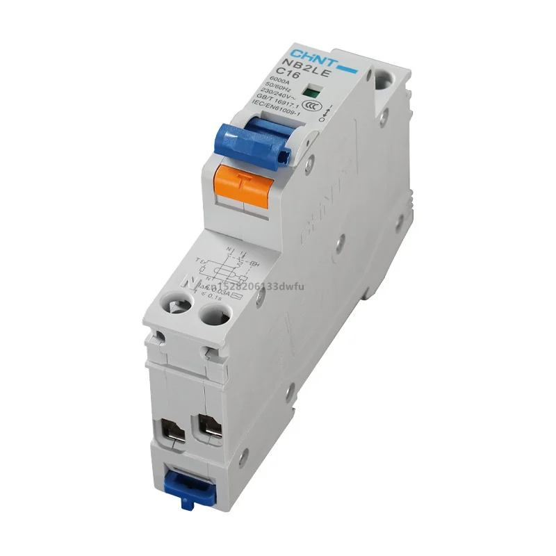 CHINT NB2LE curva B C tipo A AC 1P + N interruptor de protección contra fugas de corriente Residual disyuntor RCBO 30MA 10A 16A 20A - imagen 4