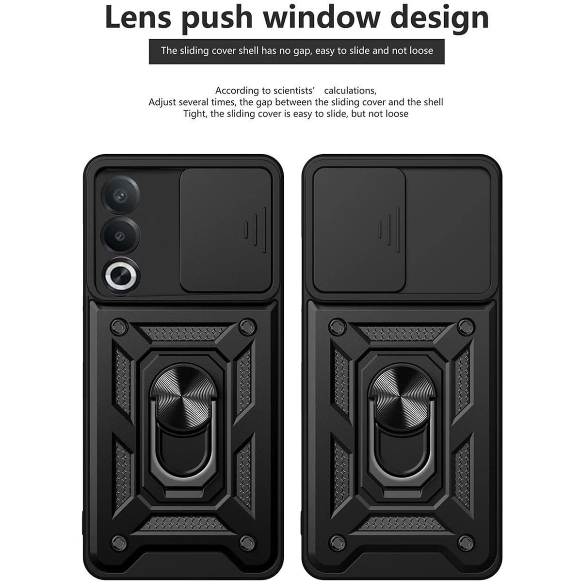 Armadura Funda de teléfono para OnePlus Nord 5 CE 5 CE5 5G cubierta protección de lente con anillo soporte magnético Coque Fundas Capa - imagen 2