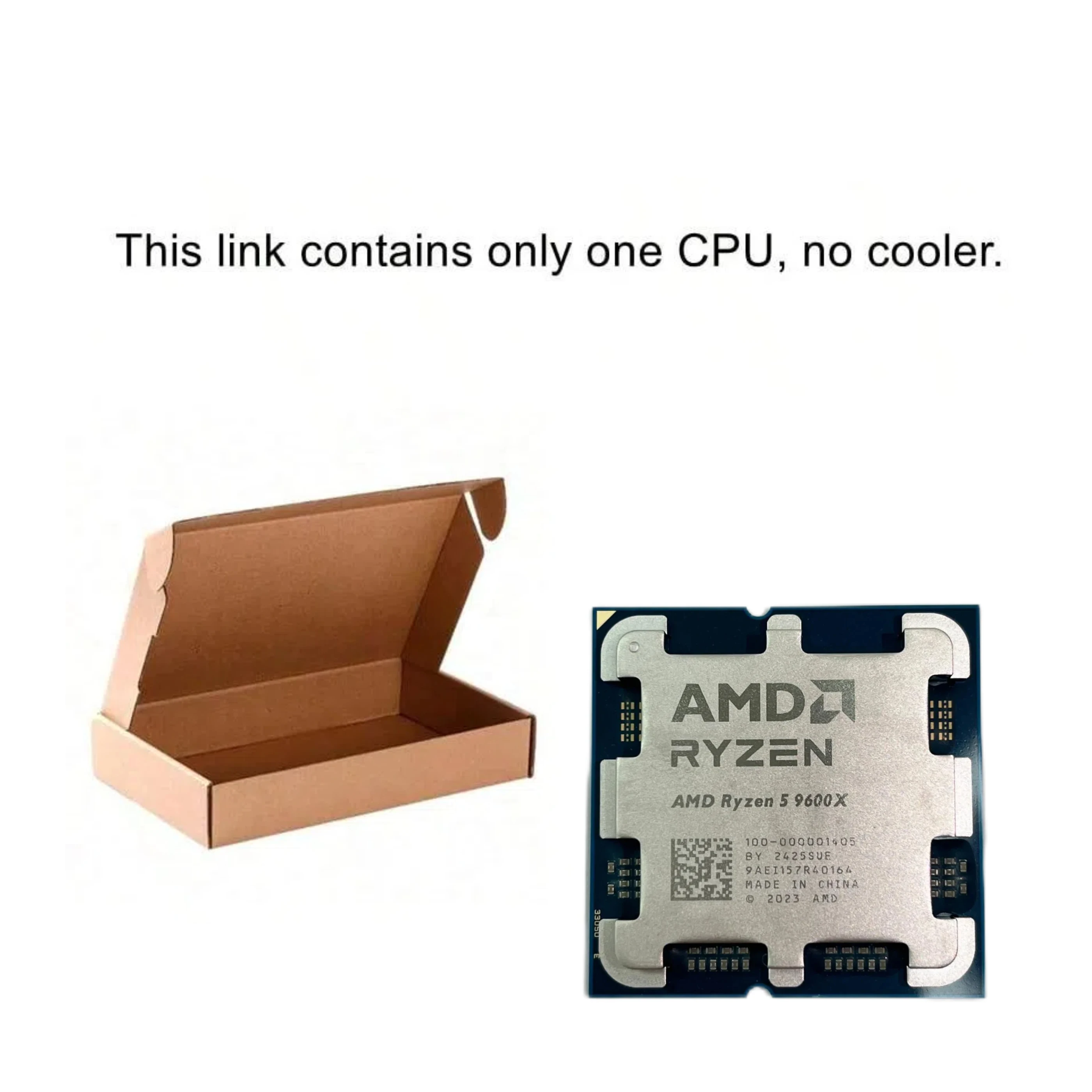 Procesador AMD Ryzen 5 9600X R5 9600X 5,4 GHz 6 núcleos 12 hilos 65W enchufe AM5 - imagen 2