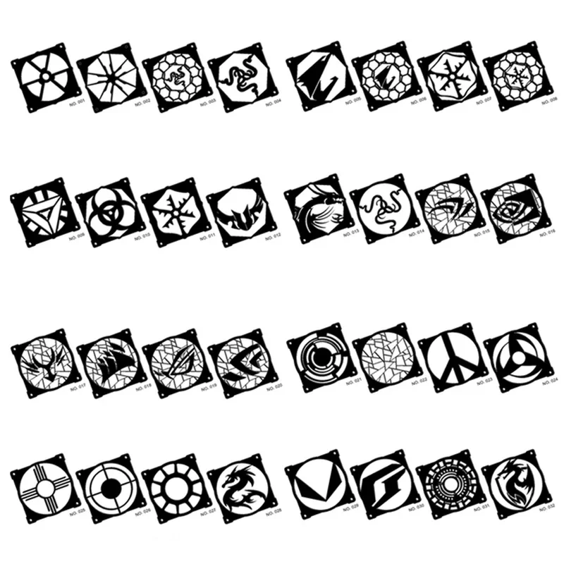Cubierta de ventilador de 120mm y carcasa de ventiladores de 12CM para decoración de jugador de caja de computadora MOD - imagen 2