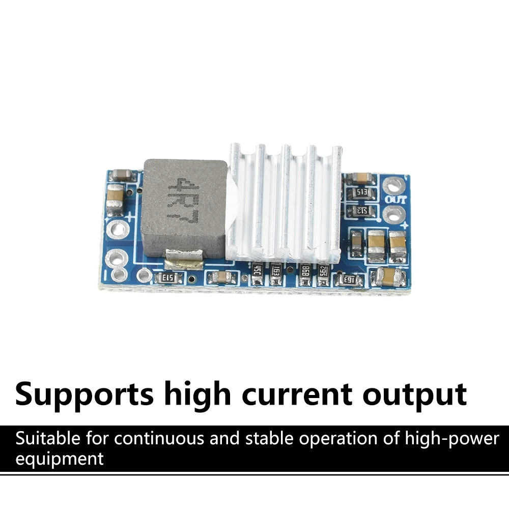 Módulo Buck Boost DC-DC 5A 6A Mini módulo de potencia 3,3 V 5V 9V12V convertidor elevador/reductor de salida fija para Drones modelos RC BEC - imagen 5