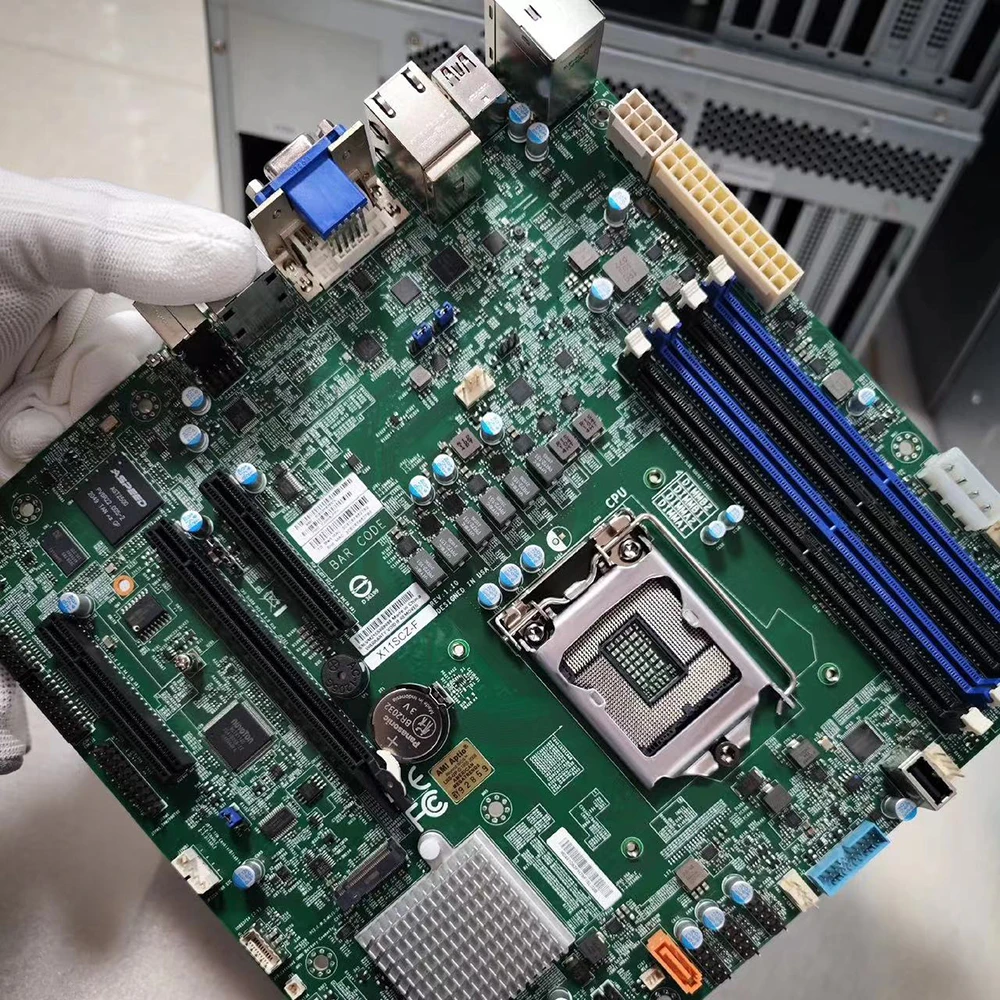 Para servidor Supermicro uATX placa base Intel C246 LGA-1151 DDR4 X11SCZ-F - imagen 3