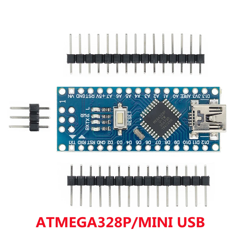 Promoción para Arduino Nano 3,0 Atmega328 controlador Compatible placa módulo PCB Placa de desarrollo sin USB V3.0 - imagen 2