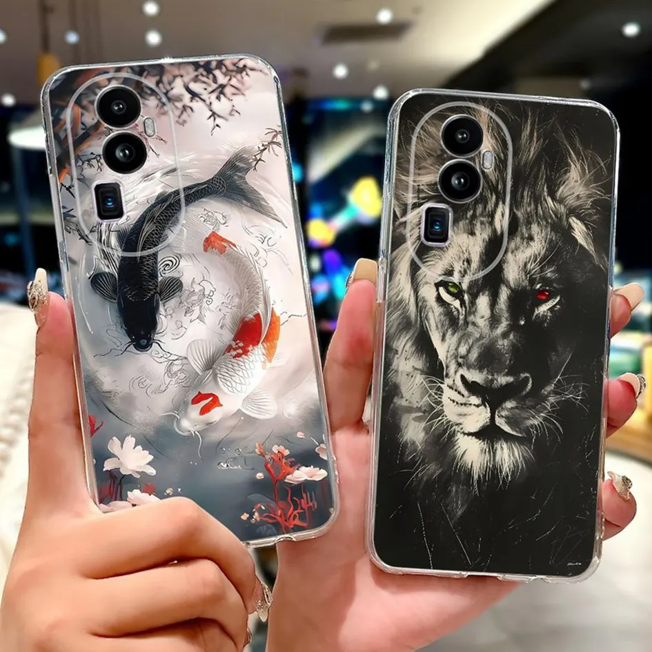 Para OPPO Reno 10 Pro Plus funda CPH2521 dragón de lujo Cool funda de silicona suave de dibujos animados para OPPO Reno 10 Reno10 Pro 5G carcasa de teléfono - imagen 3
