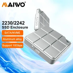 MAIWO Carcasa SSD M.2 2230/2242 NVMe/SATA USB-C