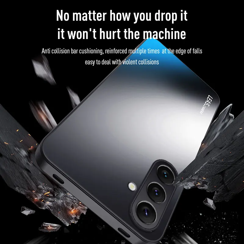 Funda mate para Samsung A56 A55 A06, sensación de piel de lujo, protección de lente dura AG, cubierta anticaída para A56 5G, parachoques a prueba de golpes - imagen 5