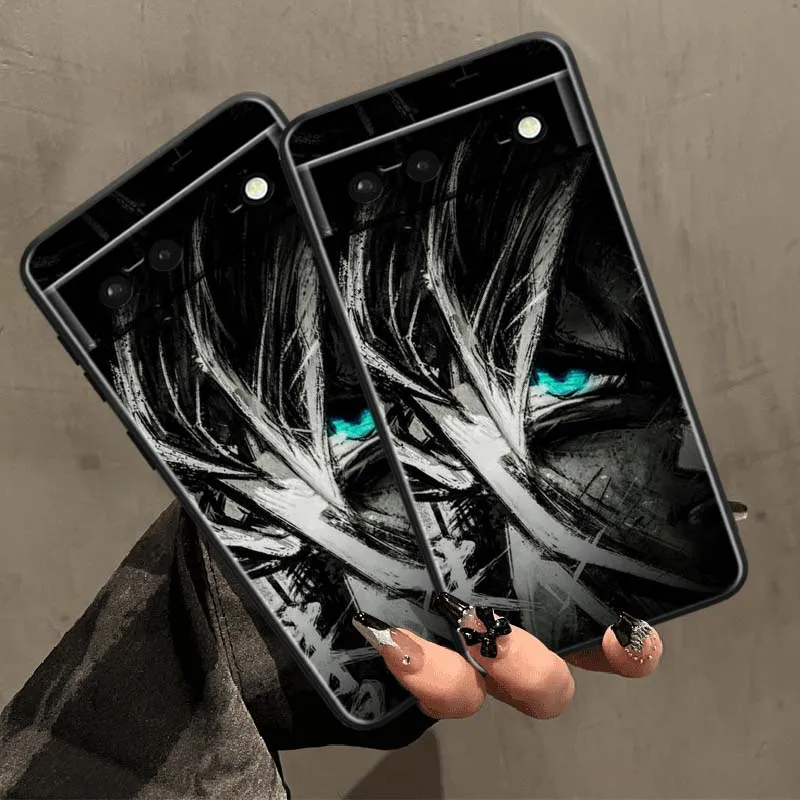 D-Dragon Ball Logo Japón Goku funda de teléfono para Google Pixel 9a 9 8A 8 7 7A 6 6A Pro XL 2024 5G negro suave TPU funda de silicona - imagen 4