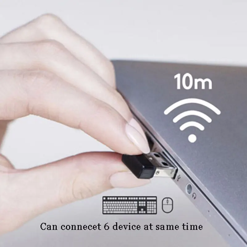 Para teclado y receptor de ratón inalámbricos Youlian compatible M187 M235 M280 M320 M330 MK240 MX master 2s Master3 piezas de juego - imagen 4