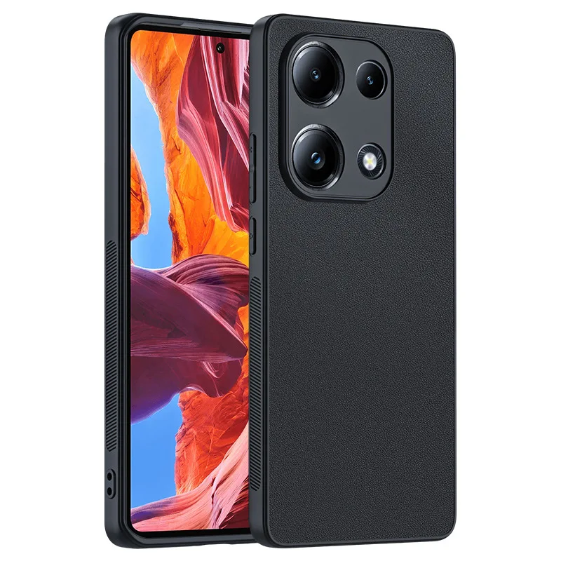 Funda de fibra de carbono a la moda para Xiaomi Redmi Note 13 Pro 4G, fundas de lujo antigolpes para Xiaomi POCO M6 Pro 4G - imagen 4