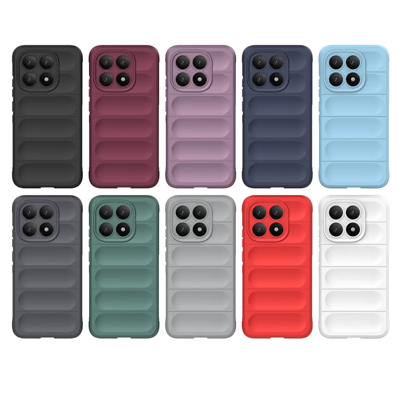 Funda de lujo para Xiaomi 15T, funda Xiaomi 15T Pro, Fundas Coque de silicona suave, parachoques trasero de TPU respetuoso con la piel, Xiaomi 15T Pro - imagen 4