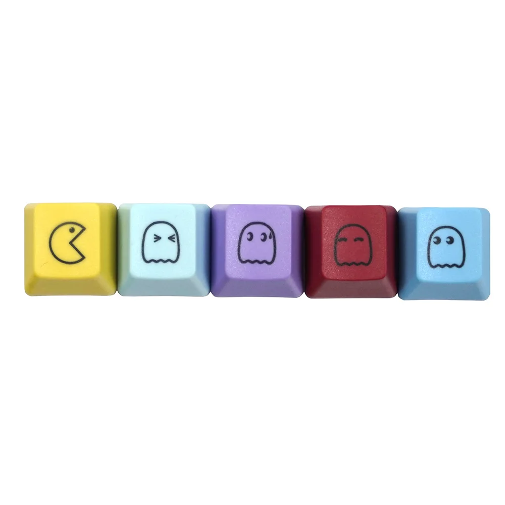 NPKC 5 uds lindos teclas de emoticonos OEM/DSA teclas suplementarias PBT teclas para teclado mecánico personalizado DIY tapa de tecla de juego