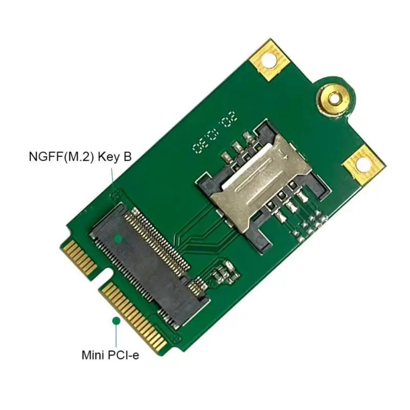 Adaptador NGFF M.2 a Mini Pcie, ranura para tarjeta SIM para módulo 3G 4G L850-GL L860-GL L860-GL-16 EM7455 EM7305 EM120R-GL EM160R-GL T99W17