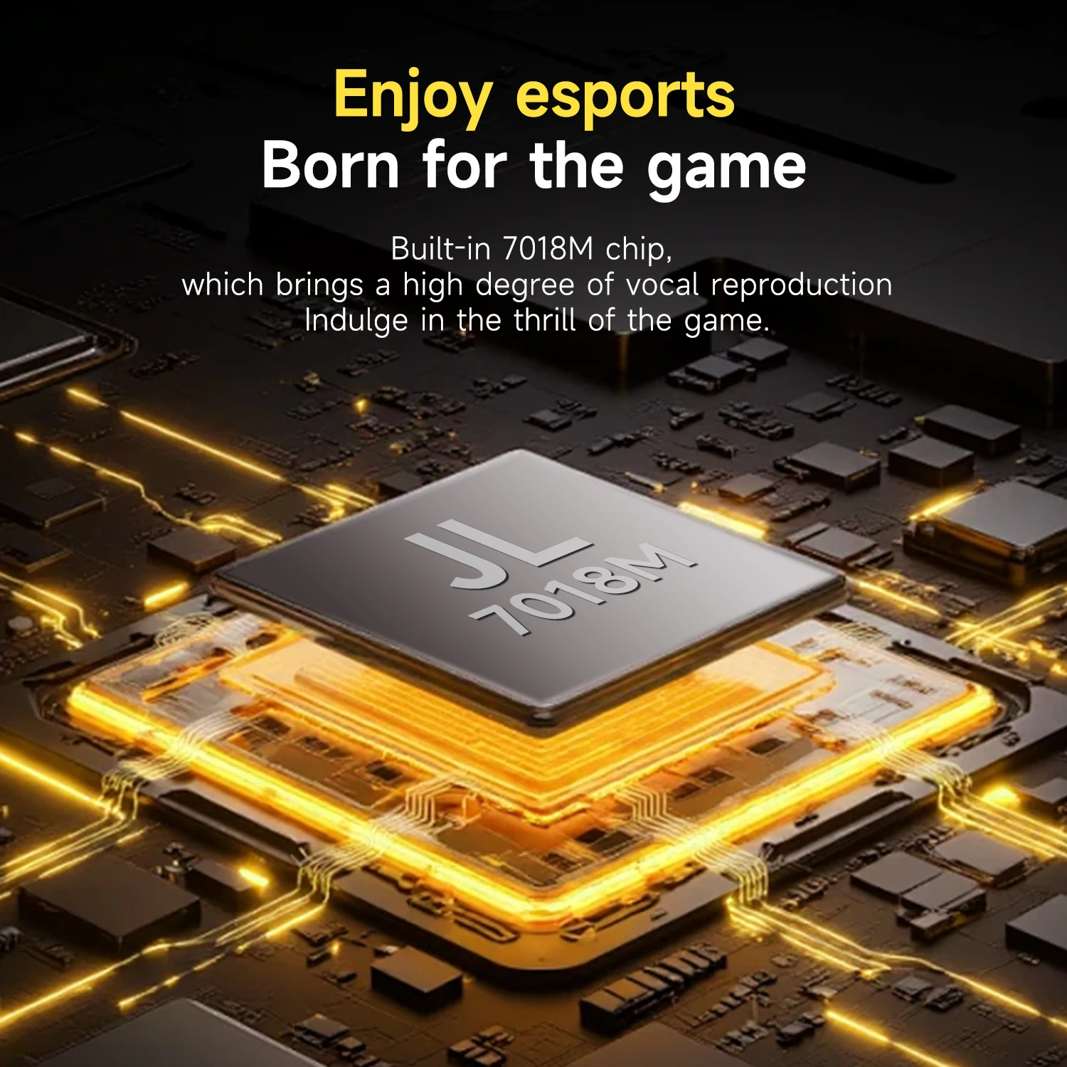 Auriculares Ajazz AHM08 MAX, auriculares inalámbricos Bluetooth de tres modos para juegos, auriculares de baja latencia, juegos de deportes electrónicos adecuados para PC - imagen 5