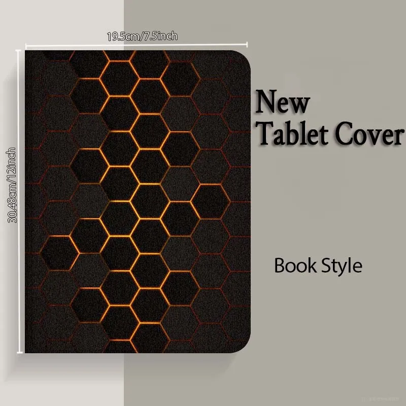 Patrón de fibra de carbono de panal para Huawei MediaPad MatePad Pro Air 12 X T5 T10S M6 M5 C5e SE 11 11,5 12,2 pulgadas funda para tableta - imagen 5