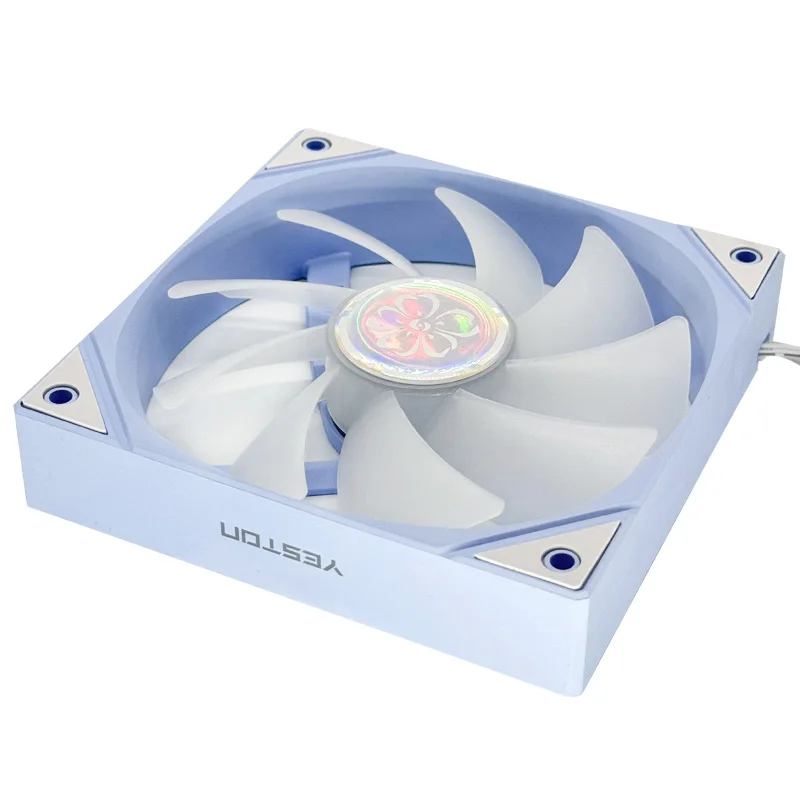ZEAGINAL YESTON YT-120 Ventilador de refrigeración del chasis 120x120x25 mm/800 ~ 1800 RPM El tema de las flores de la pupila de cereza - imagen 3