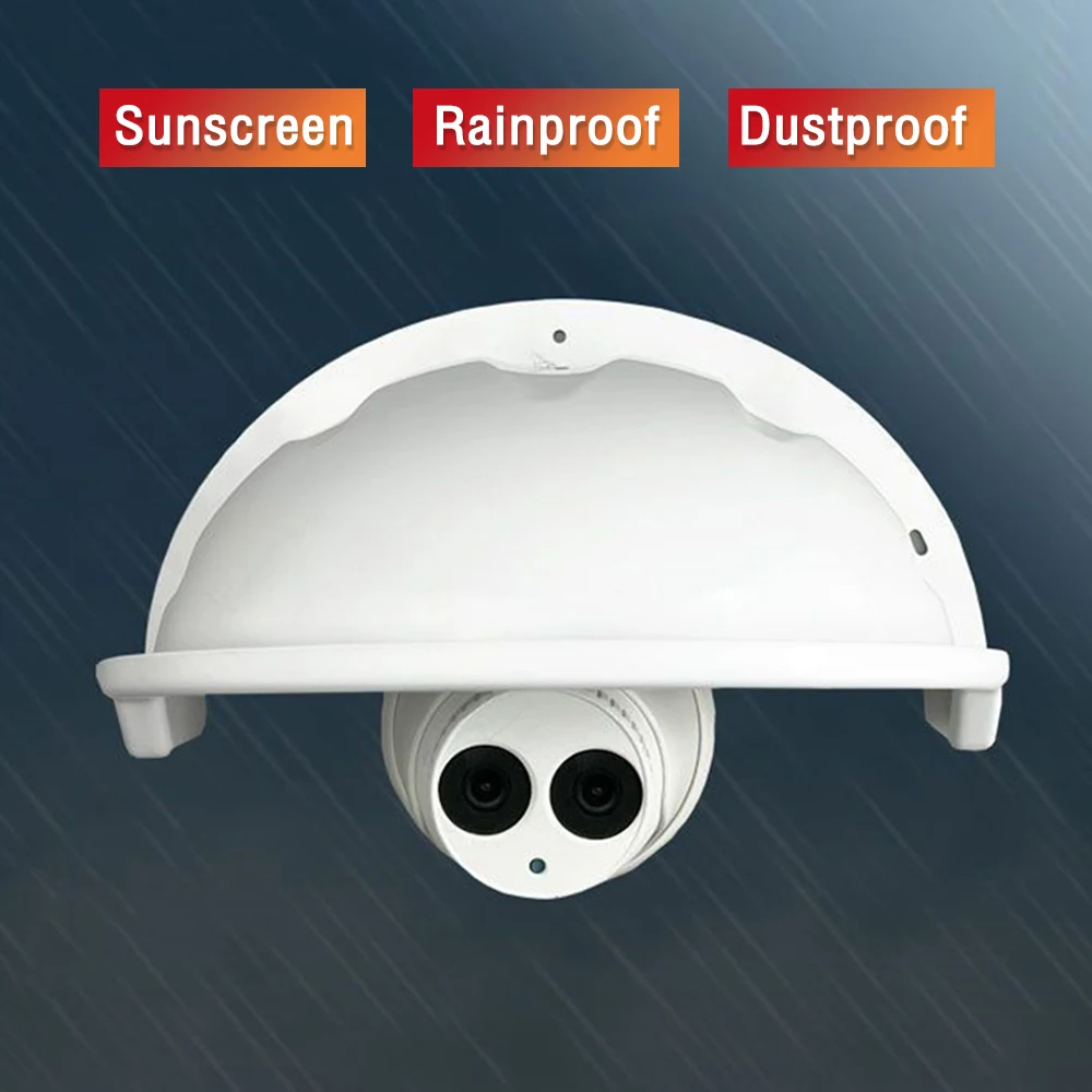 Cubierta protectora para cámara de seguridad, parasol, cubierta impermeable a prueba de lluvia, cubierta protectora para cámara de vigilancia domo para exteriores - imagen 4