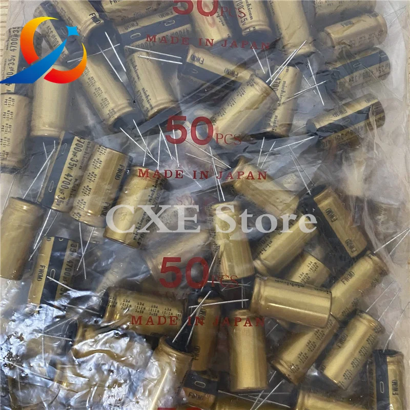 10 Uds NICHICON FW serie 35V4700UF volumen 18X35MM condensadores electrolíticos condensador de Audio HIFI UFW1V472MHD nuevo - imagen 2