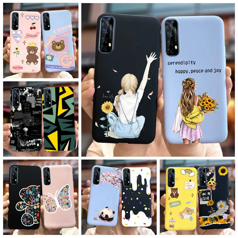 Funda de silicona blanda para Realme 7 Pro 7i, carcasa bonita pintada para teléfono Realme 7 5G Realme7 Pro