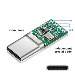 Adaptador de audio USB-C DAC ALC5686 para 2,5/3,5/4,4 mm