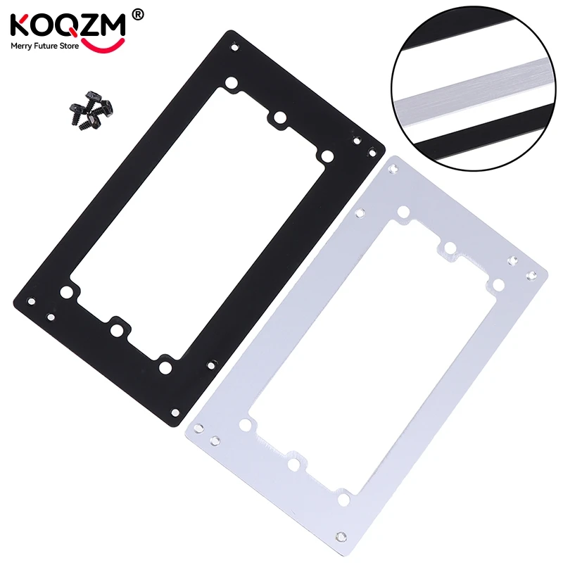 Fuente de alimentación ATX de escritorio, deflector de ordenador, chasis pequeño, SFX, soporte ATX, marco de conversión MATX con tornillos, negro y plateado