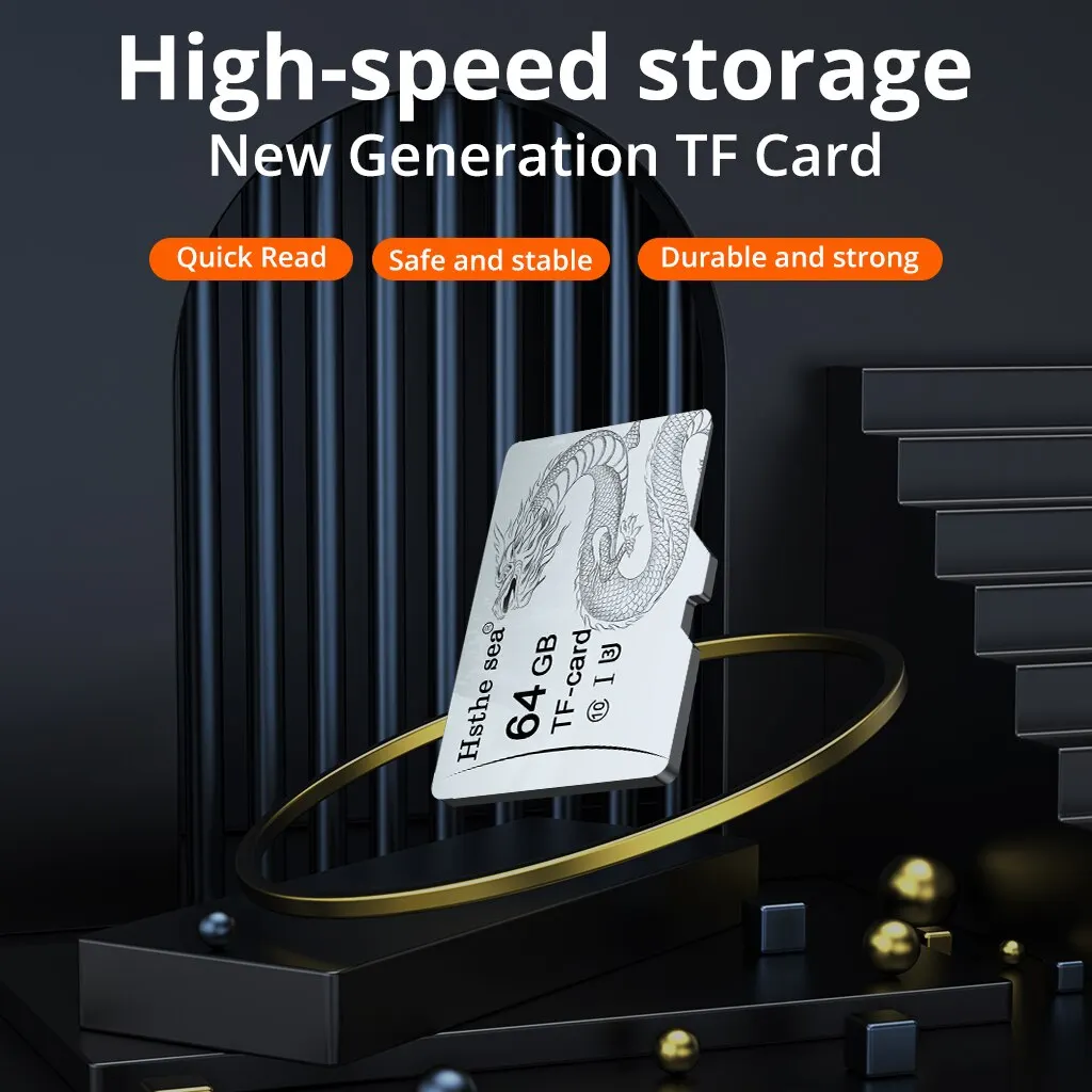 Tarjeta Mini SD Hstthe Sea 64GB U3 A1 Class10 para teléfonos móviles Drones Equipo de Vigilancia TF tarjeta 128GB U3 tarjeta de memoria 32GB U1 - imagen 2