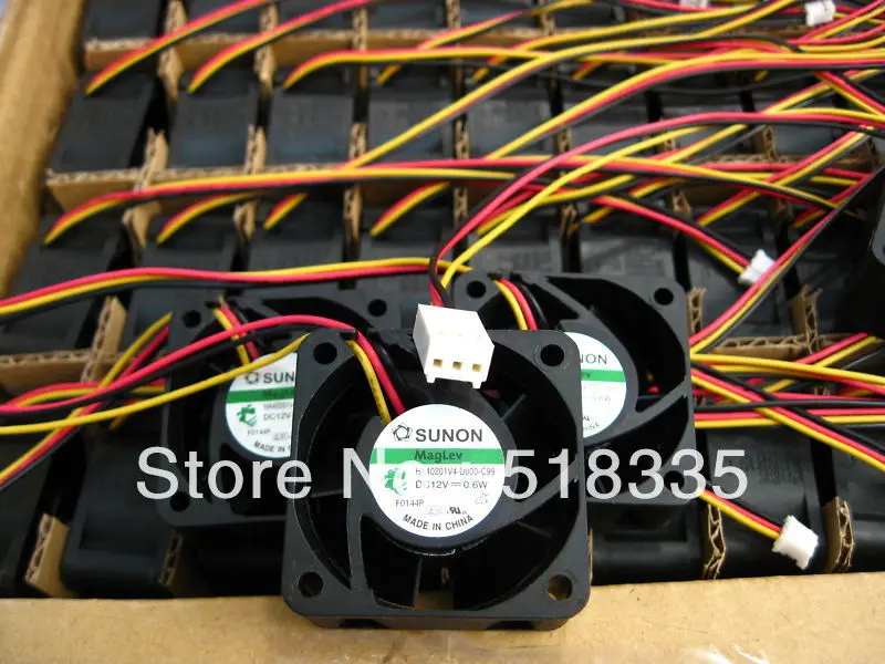 2 uds para Sunon Maglev HA40201V4-0000-C99 4CM 40*40*20MM 4020 DC 12V 0,6 W ventilador súper silencioso - imagen 3