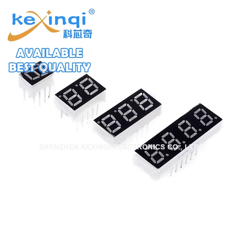 Tubo Digital de ánodo de cátodo, pantalla LED de 7 segmentos, 5 piezas, rojo, 0,28 pulgadas, 0,36 pulgadas, 0,4 pulgadas, 0,56 pulgadas, 0,8 pulgadas, 3 bits, 4 bits, 0,28 pulgadas - imagen 4