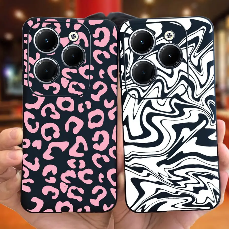 Funda para Infinix Hot 40 / Hot 40 Pro 2023, carcasa trasera de silicona suave con patrón fresco, a la moda, para Infinix Hot40 40Pro 4G - imagen 4