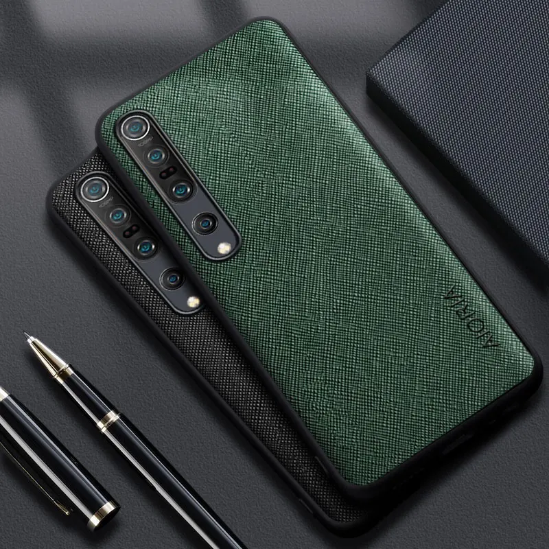 Funda para Xiaomi Mi 10 10T 9 9T 8 Pro A2 A3 Lite Max Mix 3 alrededor del borde protección perfecta cuero PU de alta calidad