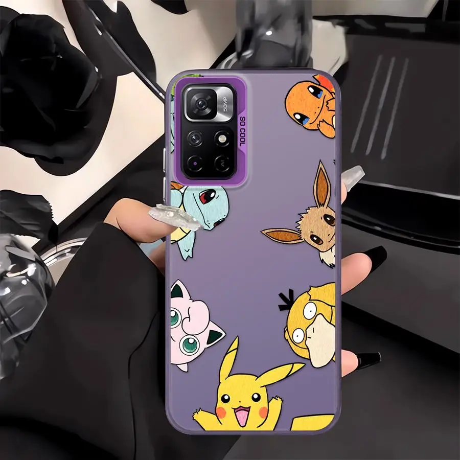 Funda para Xiaomi Mi 13T 12T Pro 11 Lite Funda trasera para teléfono Poke-monS Pika-chuS Linda - imagen 4
